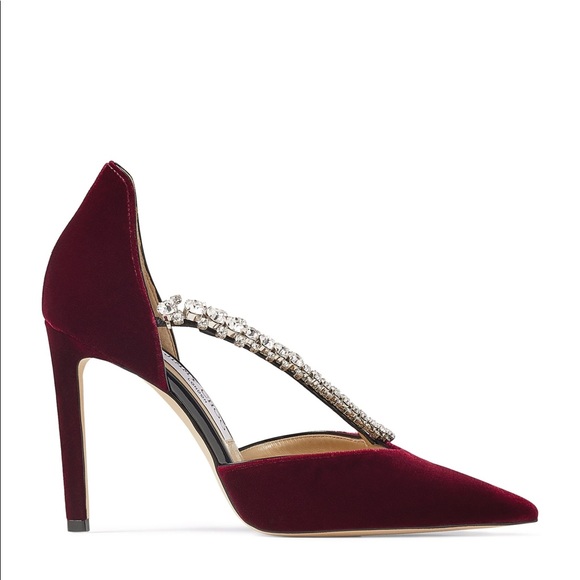 JIMMY CHOO Velvet Bee Pumps 100 36.5. Beautiful condition! - Picture 4 of 12